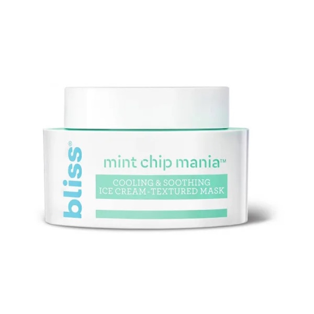 NWT Bliss Mint Chip Mania Cooling & Soothing Ice Cream-Textured Mask